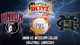 Union University vs Mississippi College Volleyball 16NOV2024 [upl. by Boyce]