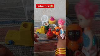 Baby doll refrigerator toys baby doll play [upl. by Kwei]