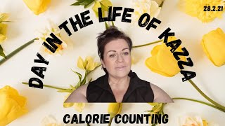 Day in the life of Kazza Calorie counting 28221 [upl. by Slen329]