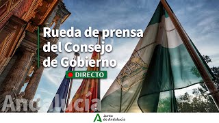 🔴 DIRECTO  Rueda de prensa del Consejo de Gobierno [upl. by Llatsyrk345]