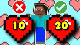 How to Increase PLAYER MAX HEALTH With Items in Minecraft 1213 Java Attribute Modifiers Command [upl. by Htebaile496]