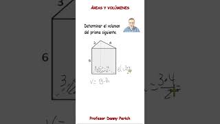 Áreas y Volúmenes de Cuerpos Geométricos Ejercicio 6 [upl. by Avert]