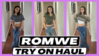 Romwe Clothing Haul MustSee Fashion Trends [upl. by Vasquez]