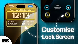 iOS 18 Lock Screen Customization Wallpapers Widgets amp More [upl. by Zakarias]