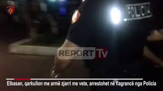 Ishte në arrest shtëpie për incidentin me policinë në Elbasan por lëvizte i armatosur arrestohet [upl. by Eanod834]