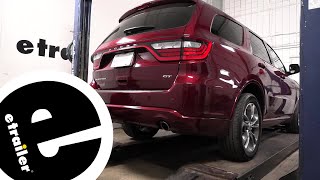 etrailer  DrawTite MaxFrame Trailer Hitch Installation  2020 Dodge Durango [upl. by Lunneta]