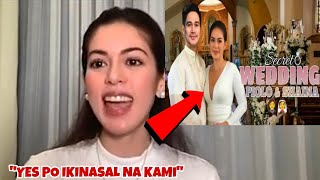 SHAINA MAGDAYAO AT PIOLO PASCUAL SECRET WEDDINGSHAINA MAGDAYAO NAGSALITA NA SA NAGANAP NA KASAL [upl. by Emmerich]