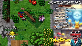 O MELHOR SERVIDOR DE POKETIBIA DE 2024  POKECROC [upl. by Airotal]