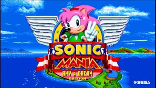 Sonic Mania MOD Amy And Cream Edition [upl. by Olbap576]