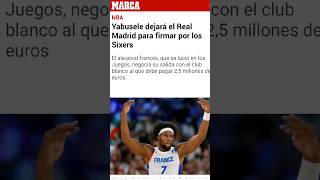 ¿QUÉ OPINAS DE LA SALIDA DE YABUSELE euroliga acb nba baloncesto basketball realmadrid [upl. by Allicserp]