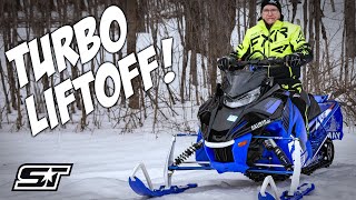 200 Horsepower Yamaha Sidewinder XTX LE Snowmobile Review [upl. by Lyndsey]