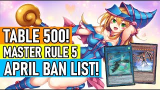 TABLE 500 MASTER RULE 5 APRIL 1ST BAN LIST Part 1 [upl. by Steve]