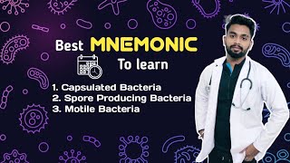 Mnemonic for capsulatedspore forming motile bacteria 🔥🔥🔥🔥🔥full video👍👍 [upl. by Atteiluj]