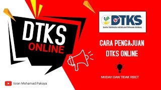 Cara Daftar DTKS Online  Mudah Banget dan Tidak Ribet Cukup Pakai HP [upl. by Ace]