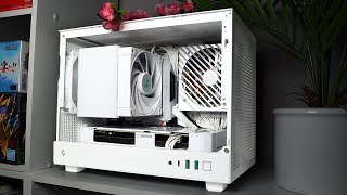 The White Minimalist ITX Gaming PC Build Of Your Dreams [upl. by Whale]