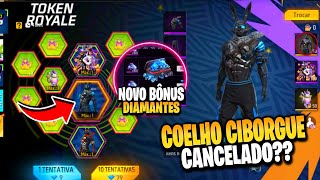 URGENTE COELHO CIBORGUE CANCELADO BÔNUS DE DIAMANTES EVENTOS E MAIS NOVIDADES FREE FIRE [upl. by Syl]