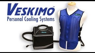 Personal Microclimate Body Cooling Vest  Veskimo Personal Cooling Systems [upl. by Aihsemek]