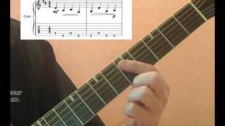 Canon in D Guitar Lesson  part1 [upl. by Eentruok]