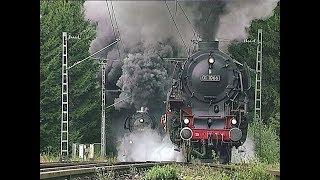 Dampfspektakel mit zwei SchnellzugLoks zwischen Hunsrück und Bodensee [upl. by Epuladaug844]