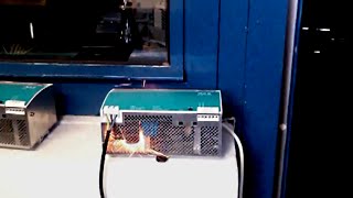 Power supply explosion  short and slow motion video [upl. by Annis]