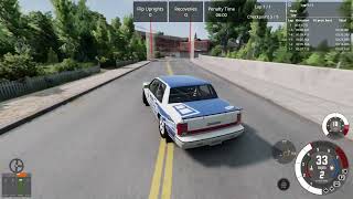 BeamNG Drive Street Stage East Coast USA rally beamngdrive race [upl. by Anelat]