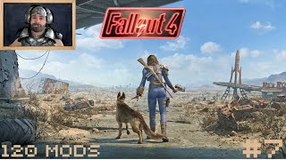 Fallout 4  120mods  visite Abri 111 amp Arriver base Confrérie de lacier  Très Difficile 7 [upl. by Selle481]