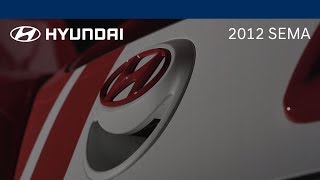 Hyundai Veloster quotVelocityquot Concept  Teaser  2012 SEMA  Hyundai [upl. by Aerdied]