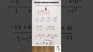 Master the Art of Dividing Complex Numbers  StepbyStep Guide amp Examples complexnumbers [upl. by Lorne]