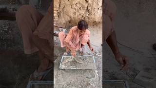 How Stylish Concrete Tiles are Made shorts diy cementprojects [upl. by Idolem]