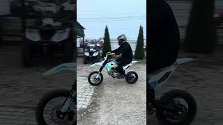 Pit Bike MRF 140 RC BIG na kołach 1714🔥🔥🔥agroray pitbike mrf cross motocros atv [upl. by Refinnaej]