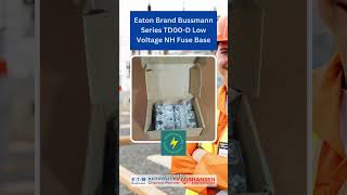 Eaton Brand Bussmann Series TD00 D Low Voltage NH Fuse Base [upl. by Atinaujnas]