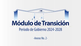 Anexo 2 Módulo de Transición [upl. by Nylodnewg]