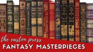 Easton Press Masterpieces of Fantasy or an intro to 40 classic fantasy novels  Beautiful Books [upl. by Aivalf374]