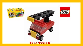 LEGO 🚒🔥 Fire Truck 🚒🔥 10696 Creative Cars [upl. by Oirevas]