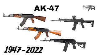 Evolution Of AK47 19472022 [upl. by Aynekat]