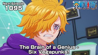 ONE PIECE episode1095 Teaser quotThe Brain of a Genius  Six Vegapunksquot [upl. by Meda161]