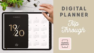 Digital Planner on iPad  How to use hyperlinks in planner for GoodNotes [upl. by Delle]