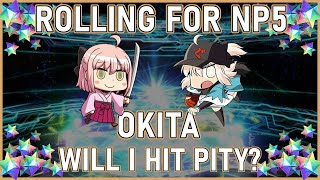 FGO NA Rolling for NP5 Okita  GudaGuda Yamataikoku Rerun Okita Souji Banner Rolls [upl. by Kenti]