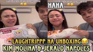 Kim Molina at Jerald Napoles laughtrip sa pag aUNBOX ng mga items na may kasamang powerpuff crying [upl. by Teplitz]