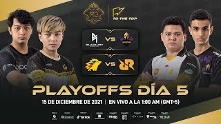 Español  Playoffs Día 5  M3 World Championship 2021  Singapur [upl. by Elberfeld]