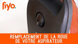 Remplacement de la roue de votre aspirateur [upl. by Valenta]