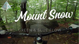 Beginner Flow  Advanced Features  Mount Snow Bike Park 2024 [upl. by Nodnar606]