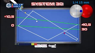 Sistem 30  3 Bant Bilardo  Bilardo Nasıl Oynanır  Bilardo Teknikleri [upl. by Ikin]