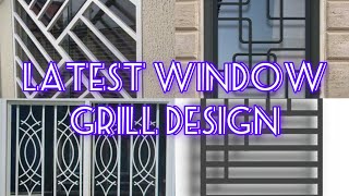 Latest Window Grill Design  Latest Design For Window  Latest Iron Grill Design [upl. by Sucrad]