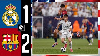 HIGHLIGHTS  Real Madrid 12 FC Barcelona  Summer Tour 2024 [upl. by Abernathy]