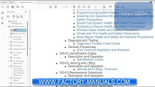 2022 Ford EcoSport OEM factory repair manual [upl. by Ymiaj]