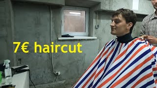 Getting an Ukrainian hipster haircut 🇺🇦 [upl. by Marinelli]