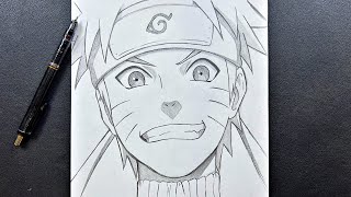 How to draw Naruto Uzumaki  stepbystep [upl. by Siulesoj]