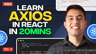 Learn Complete Axios in React for Beginners [upl. by Elades]