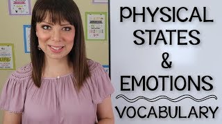 VOCABULARIO EN INGLÉS  ESTADO FÍSICO Y EMOCIONES [upl. by Peggi]